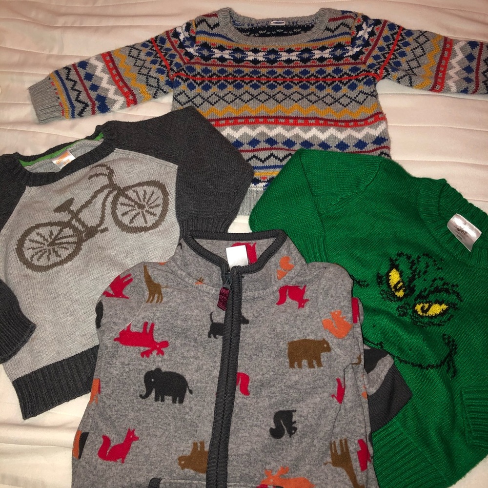 Cozy sweater bundle for toddler boy